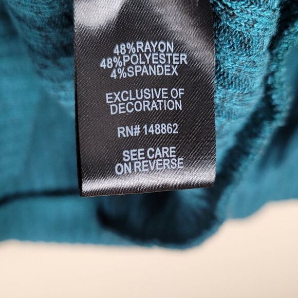 Torrid Relaxed Fit Super Soft Plush Rib Quarter Zip Sweatshirt Green Size 3X - Picture 12 of 14